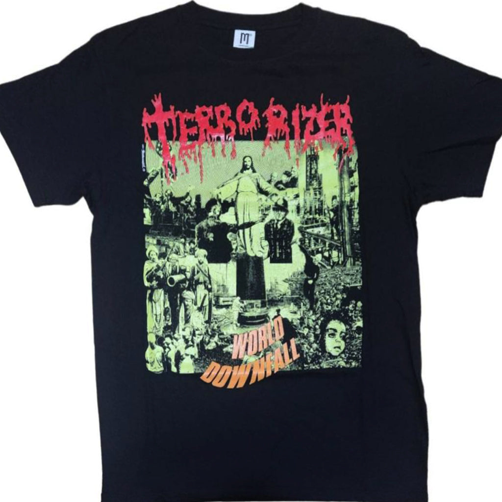 TERRORIZER - World Downfall Black Shortsleeve Tshirt