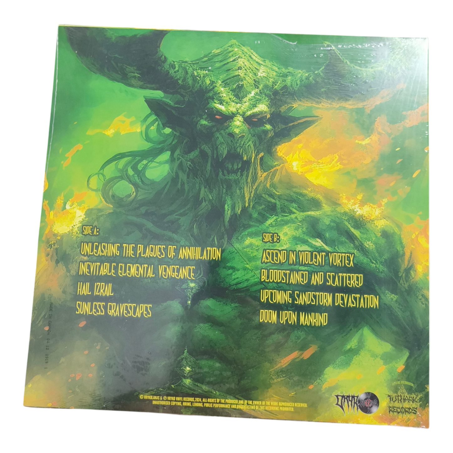 VRYKOLAKAS - Unleashing Vrykolakas Upon Mankind Vinyl (New)