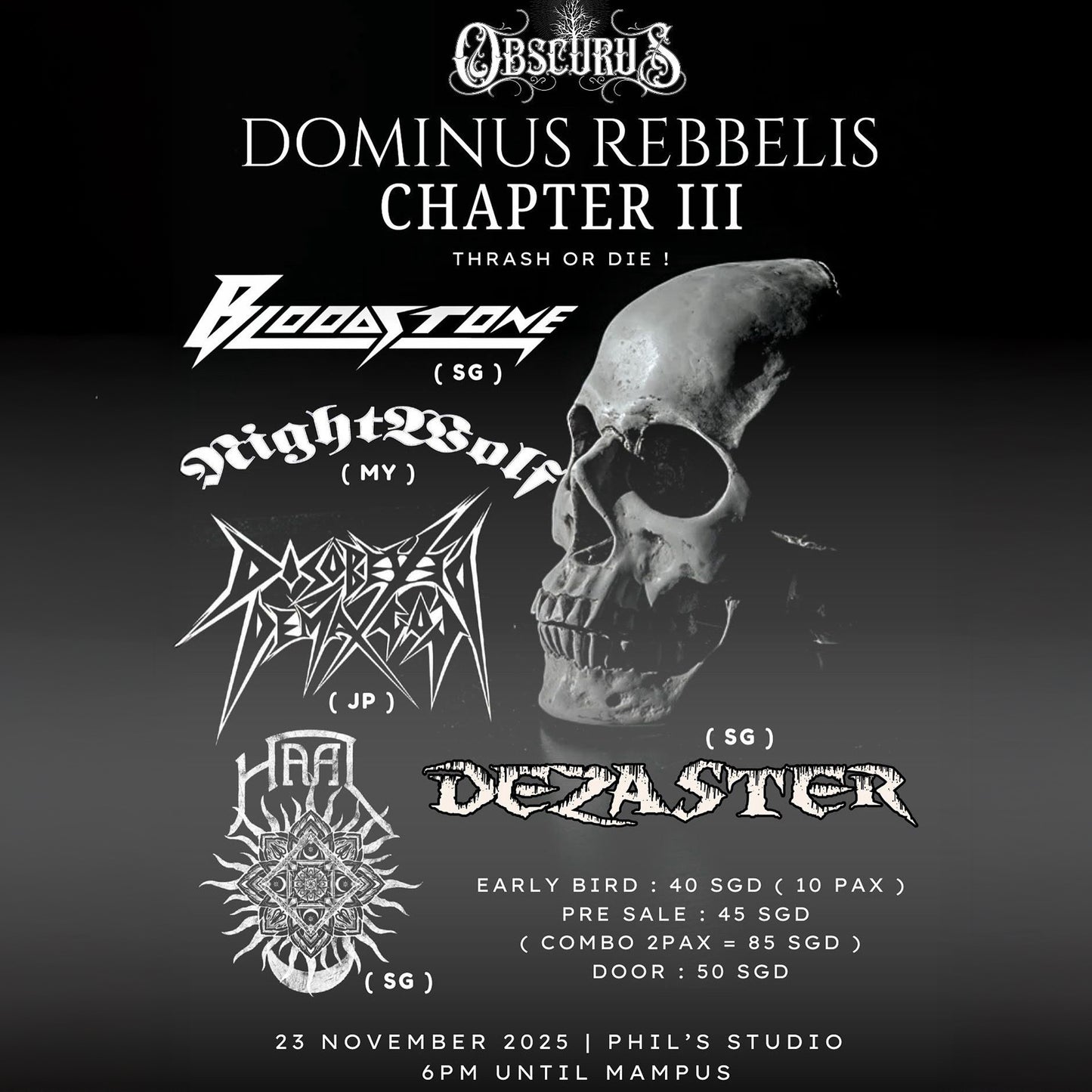 Dominus Rebbelis - Chapter III (E-Tickets)