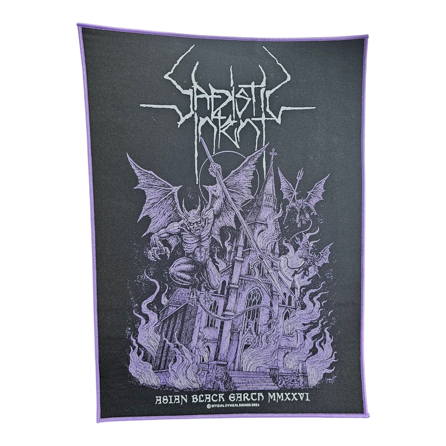 SADISTIC INTENT - Asian Black Earth MMXXVI BACKPATCH
