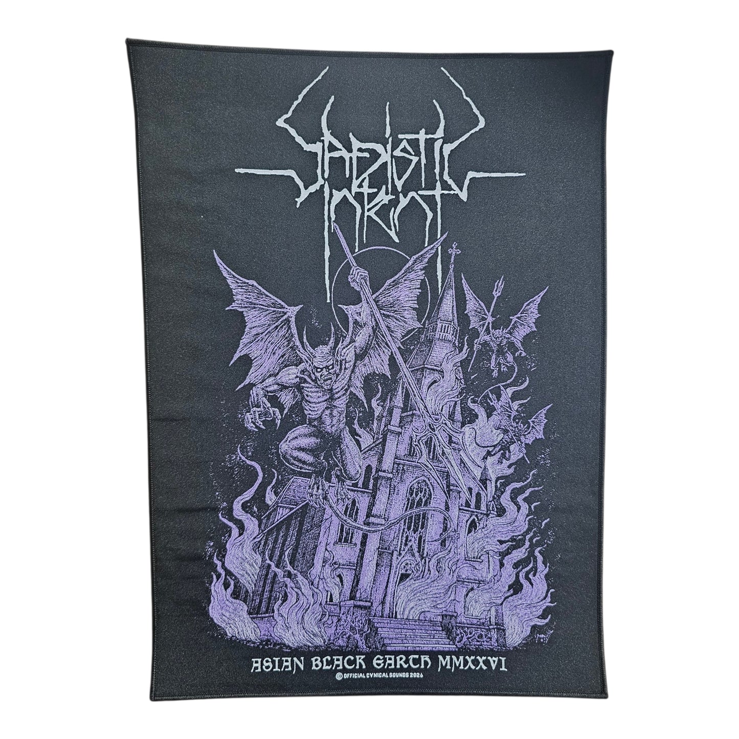 SADISTIC INTENT - Asian Black Earth MMXXVI BACKPATCH