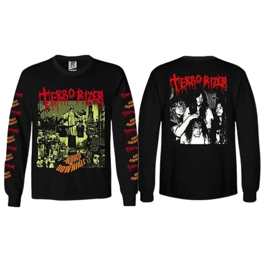 TERRORIZER - World Downfall Black Longsleeve Tshirt