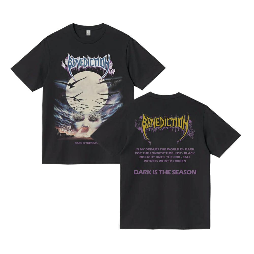 BENEDICTION -  Dark is the Season shortsleeve Tshirt (New)