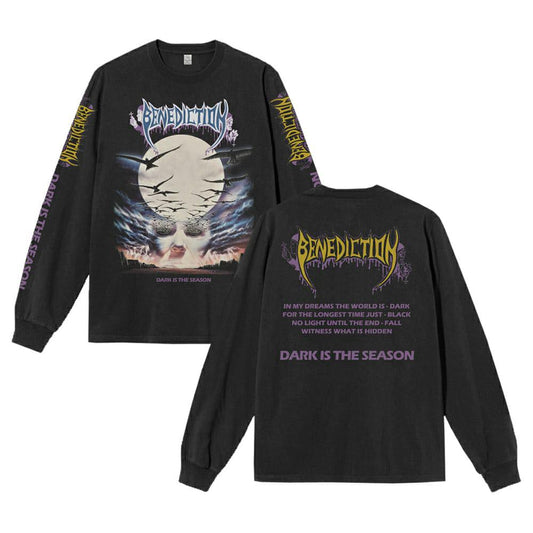 BENEDICTION -  Dark is the Season longsleeve Tshirt (New)