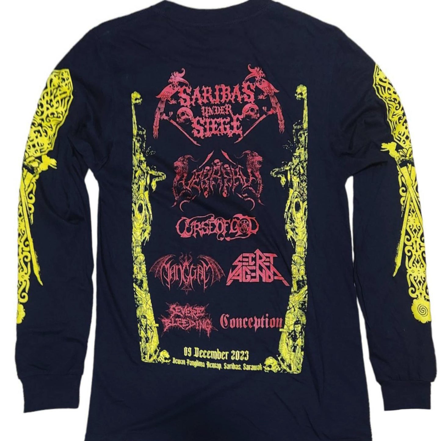 SARIBAS UNDER SIEGE-  Gig Longsleeve Tshirt