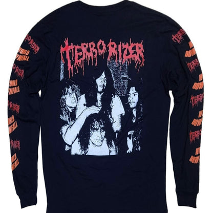 TERRORIZER - World Downfall Black Longsleeve Tshirt