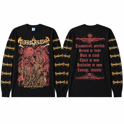 TRANSGRESSOR - Death Heaven Longsleeve Tshirt