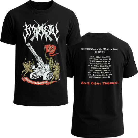 IMPIETY  - Redesecrating the Western Front 2025 Tshirt (New)