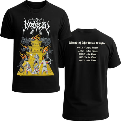 IMPIETY - Titans of Asian Empire Tour Tshirt (New)