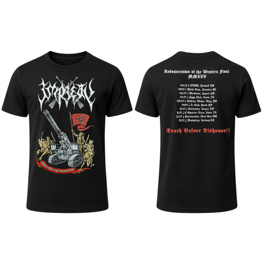 IMPIETY  - Redesecrating the Western Front 2025 Tshirt (New)
