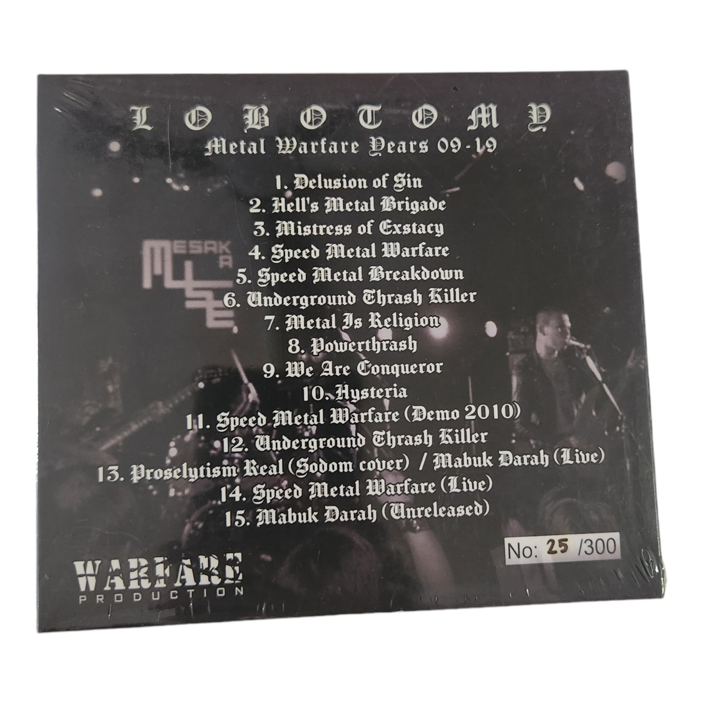 [Speed Metal] LOBOTOMY - Metal Warfare Years 09-19 CD (New)