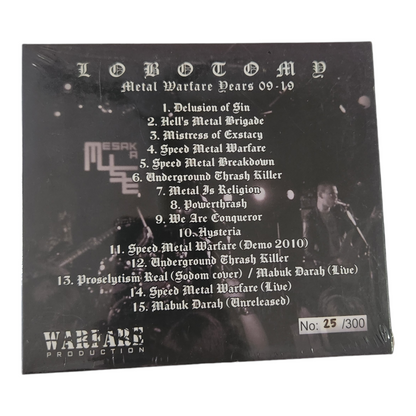 [Speed Metal] LOBOTOMY - Metal Warfare Years 09-19 CD (New)