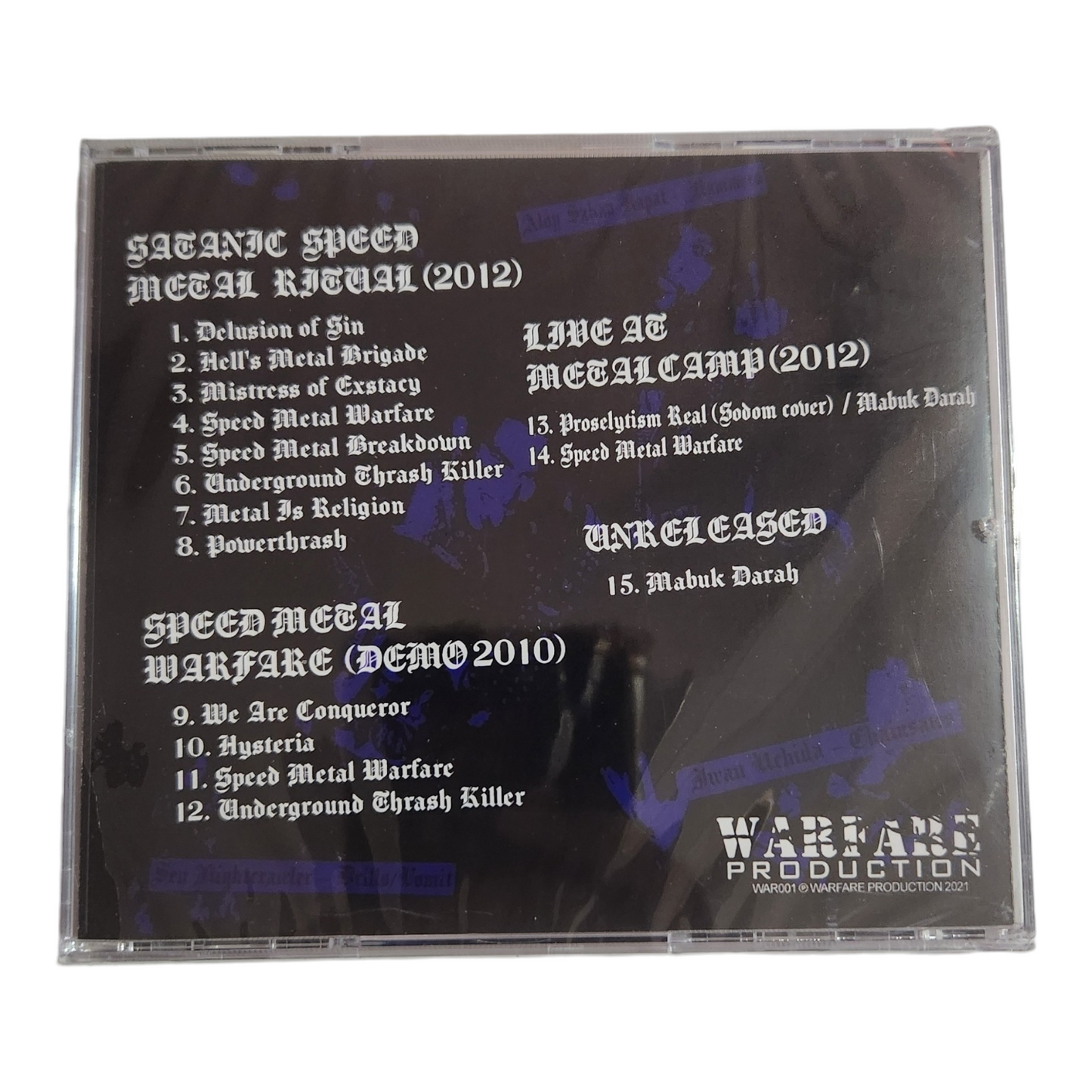 [Speed/Thrash] LOBOTOMY - Metal Warfare Years 09-19 CD (New)