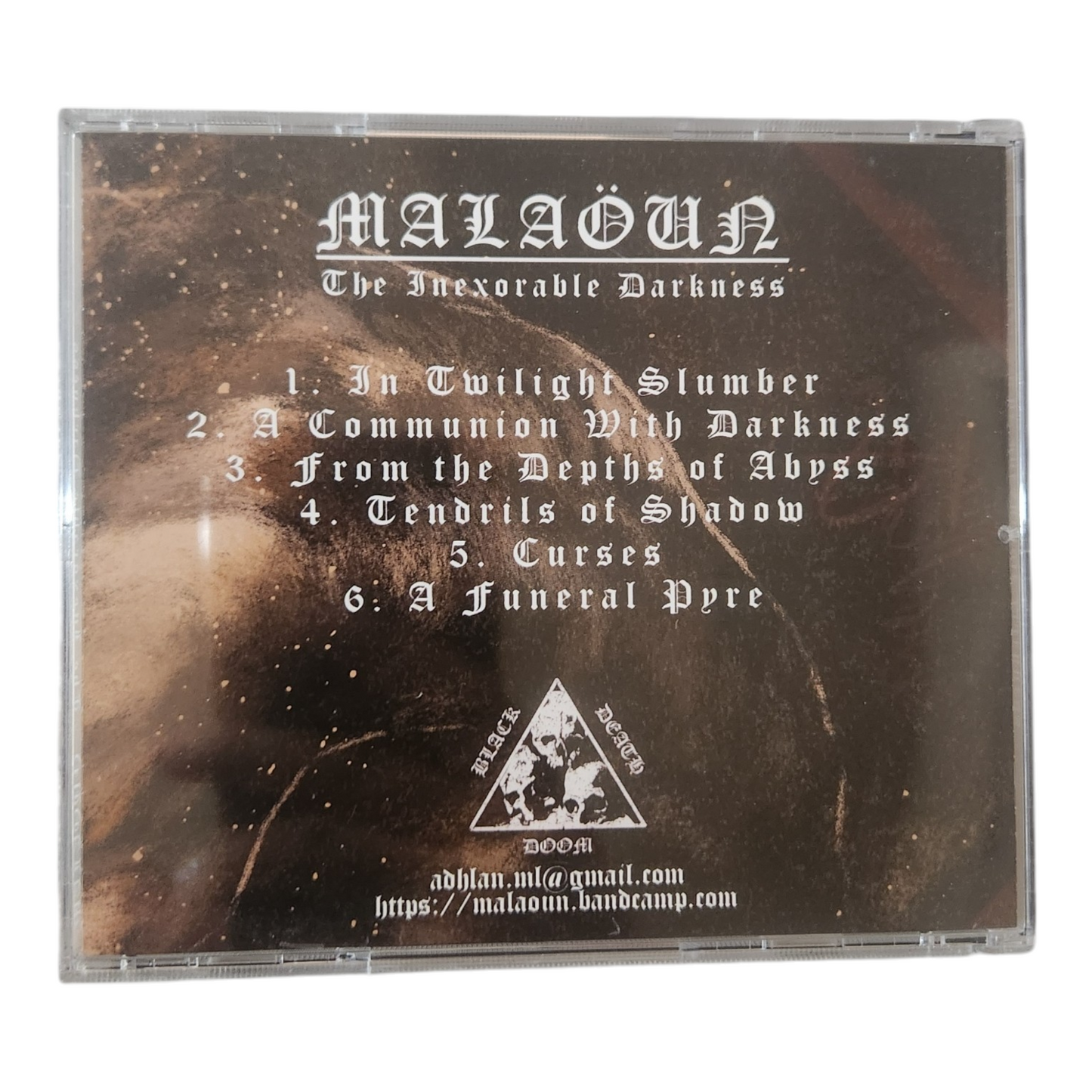 [Black Metal] MALAOUN - The Inexorable Darkness CD (New)