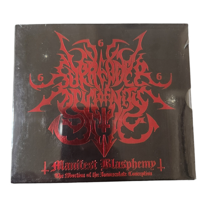 [Black Metal] SURRENDER OF DIVINITY - Manifest Blasphemy CD (New)