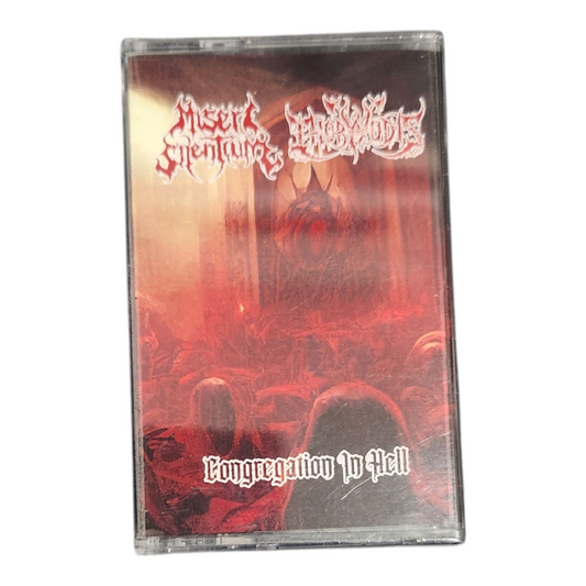 [Black Metal] MISERI SILENTIUM / THORYVODIS - Congregation in Hell Tape (New)