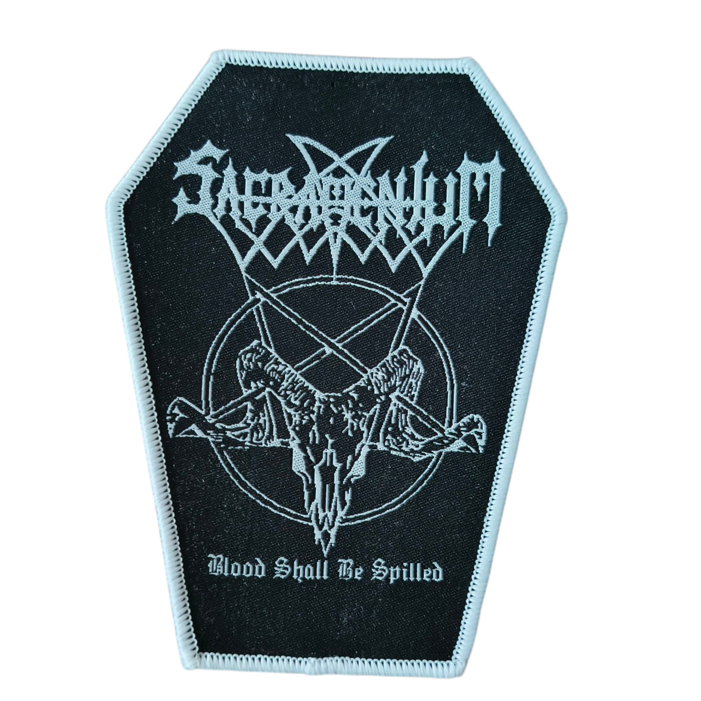 SACRAMENTUM  - Blood Shall be Spilled Patch White