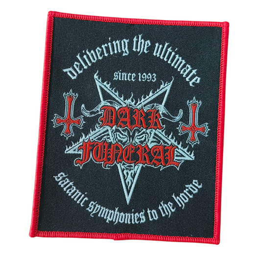 DARK FUNERAL - Red Border Patch