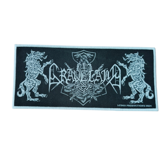 GRAVELAND strip patch white border