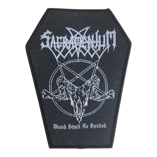 SACRAMENTUM  - Blood Shall be Spilled Patch Black