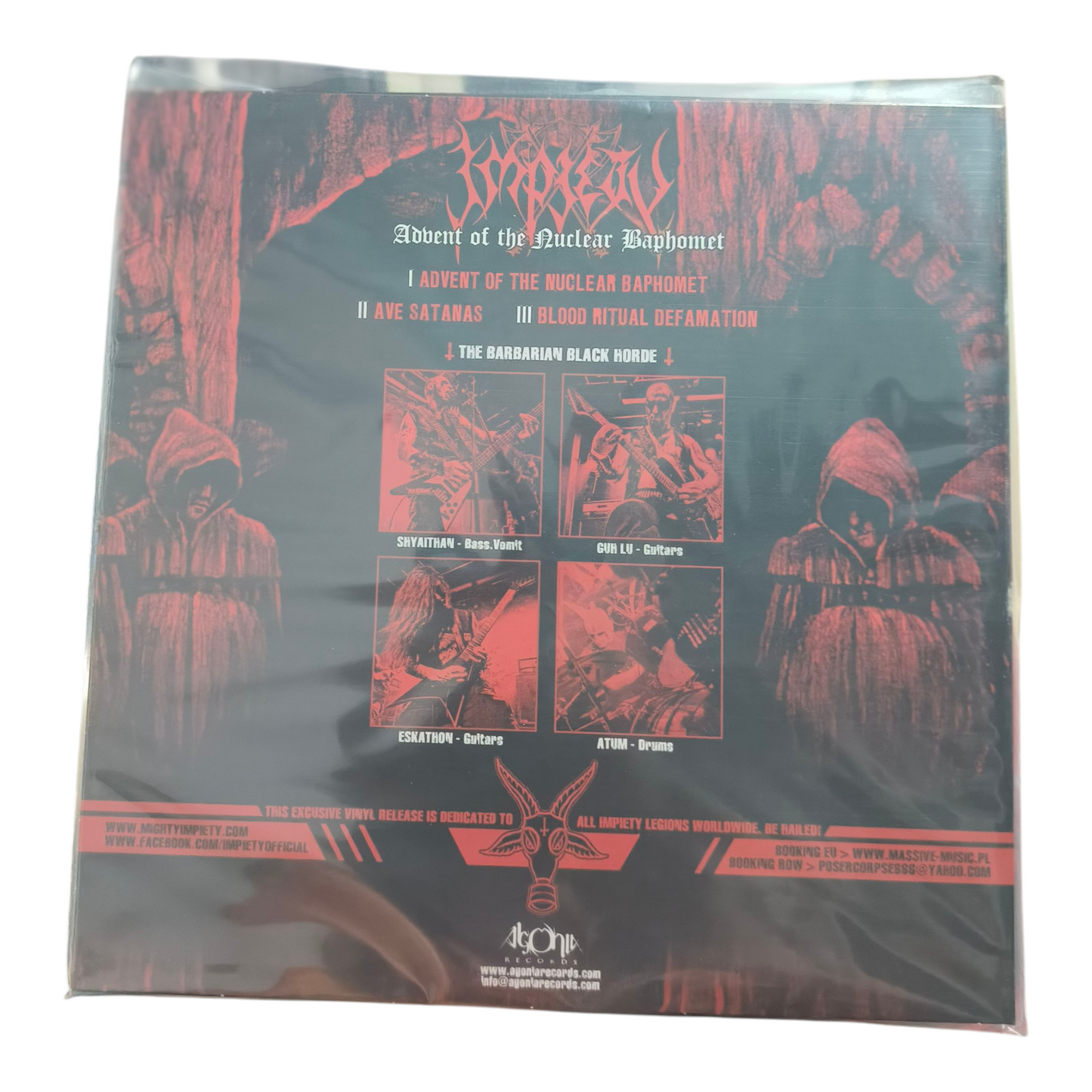 [Black Thrash] IMPIETY– Advent Of... Vinyl (New)