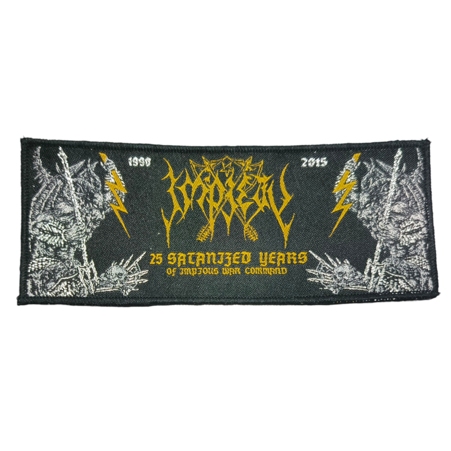 IMPIETY - 25 Satanized Years Small Strip Patch