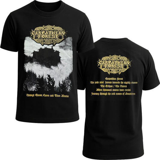 CARPATHIAN FOREST - Through Chasm, Caves and Titan Woods shortsleeve Tshirt (New)