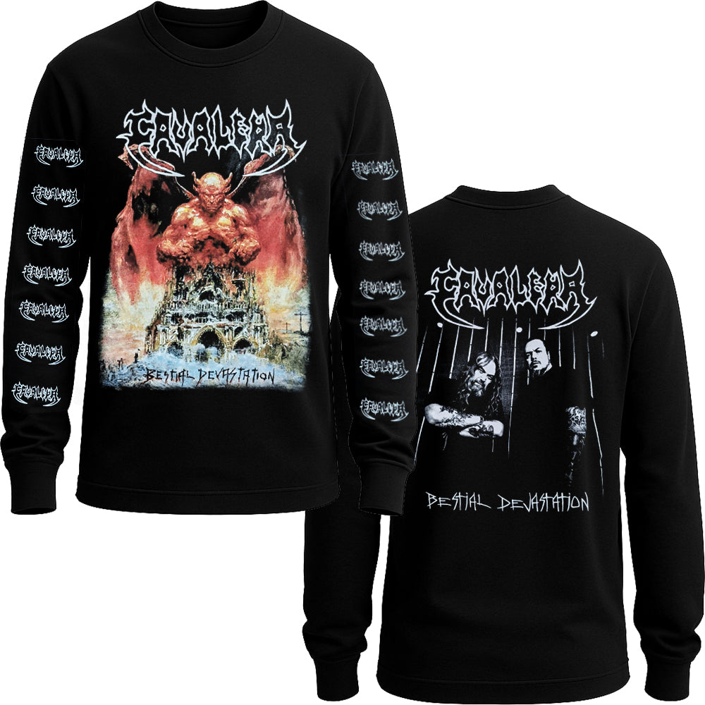 CAVALERA - Bestial Devastation longsleeve Tshirt (New)