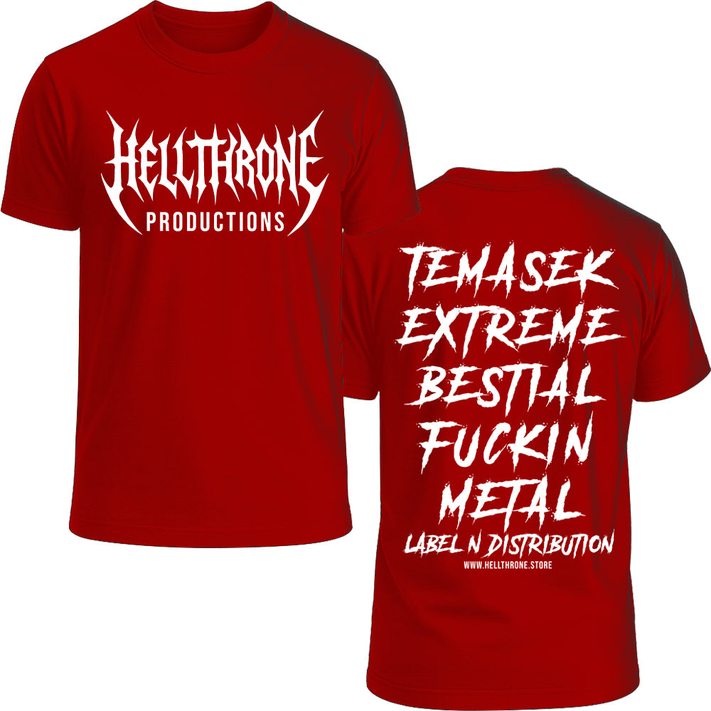 [PRE-ORDER] HellThrone Temasek Red Tshirt