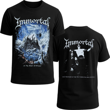 IMMORTAL - At the Heart of Winter shortsleeve Tshirt (New)