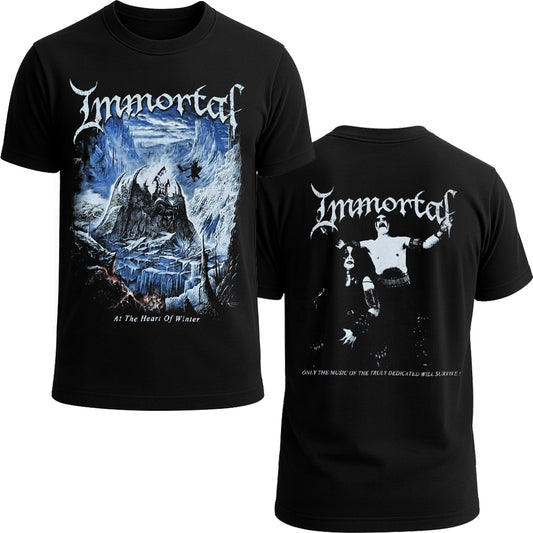 IMMORTAL - At the Heart of Winter shortsleeve Tshirt (New)