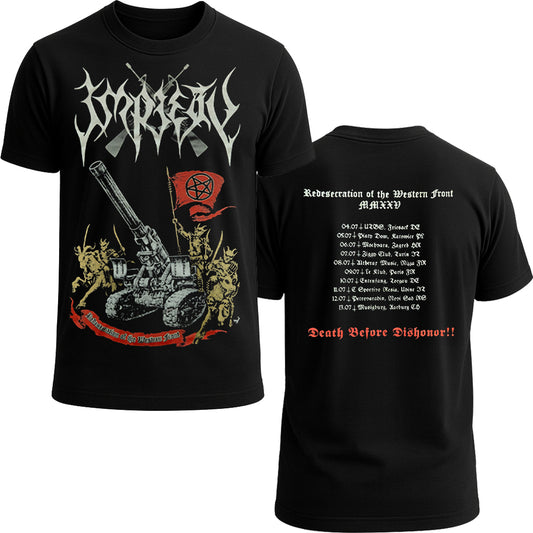 IMPIETY  - Redesecrating the Western Front 2025 Tshirt (New)