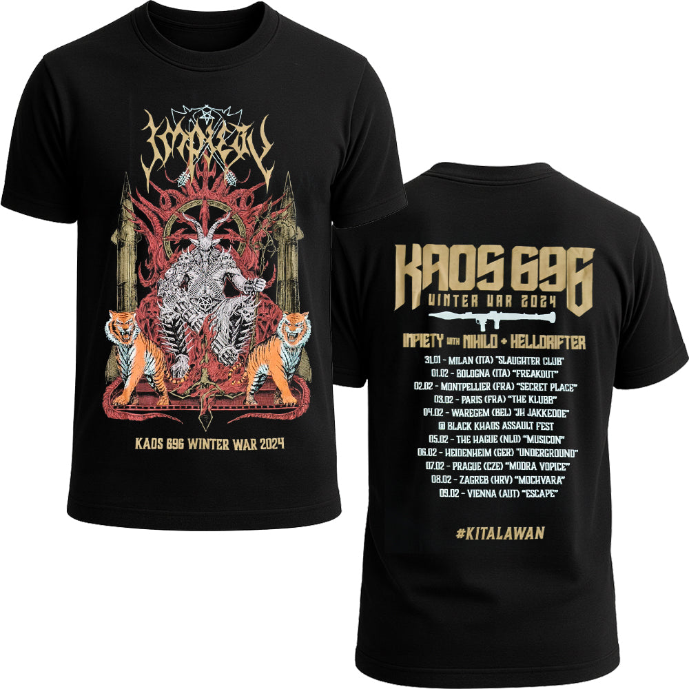 IMPIETY - Kaos696 Winter War 2024 Tour Tshirt (New)