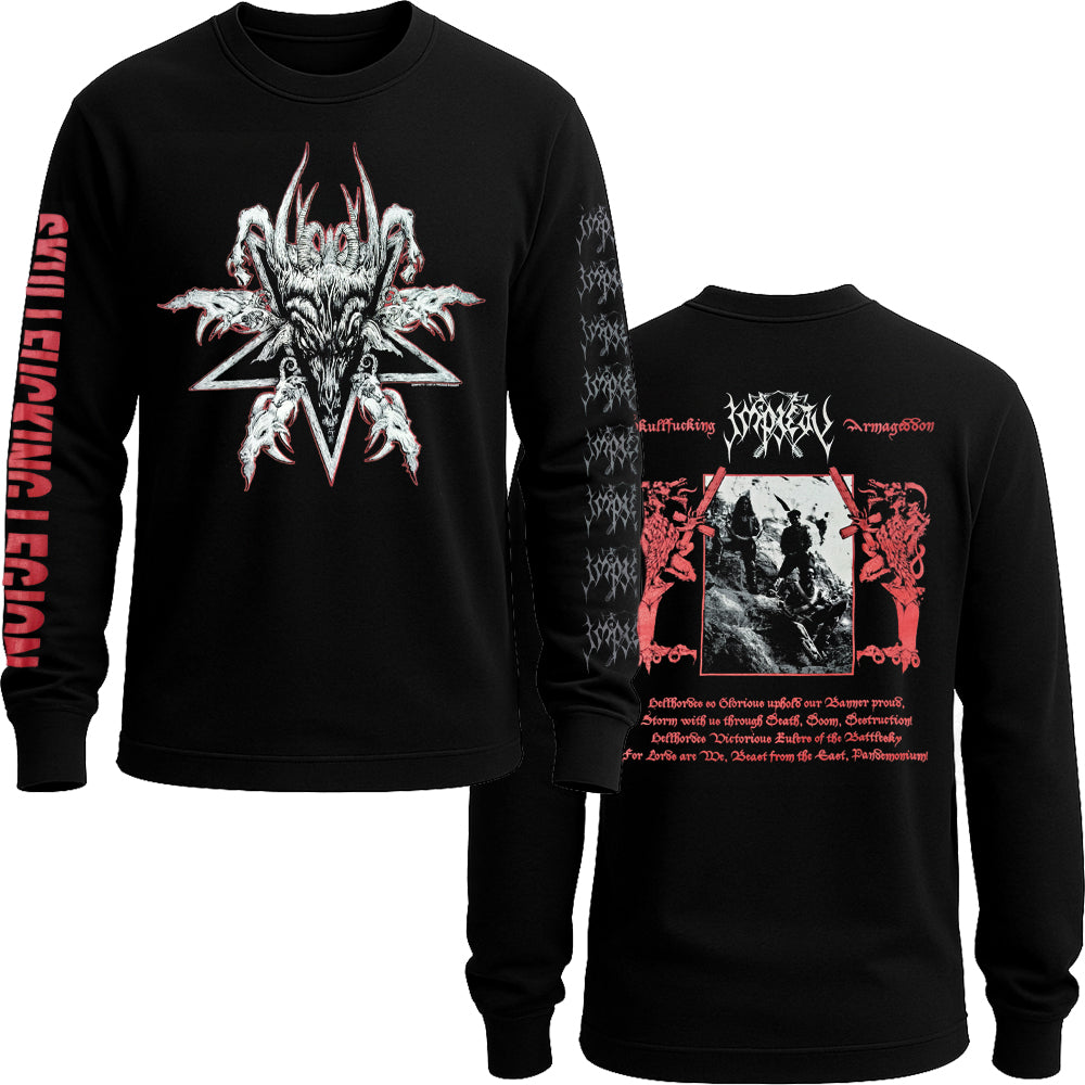 IMPIETY  - Skullfucking Armageddon Longsleeve Tshirt (New)
