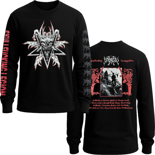 IMPIETY  - Skullfucking Armageddon Longsleeve Tshirt (New)