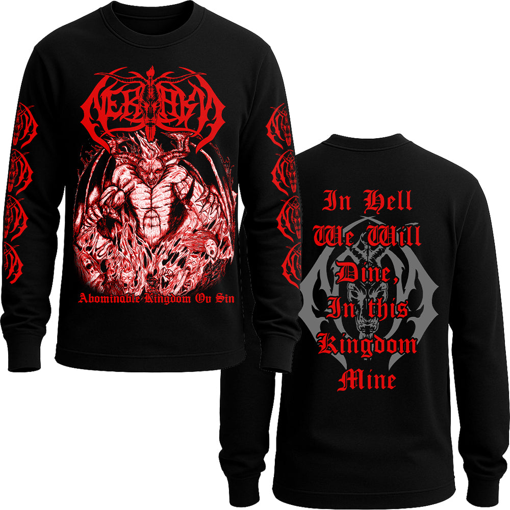 NERRAKA - Abominable Kingdom ov Sin Original Artwork Longsleeve Tshirt