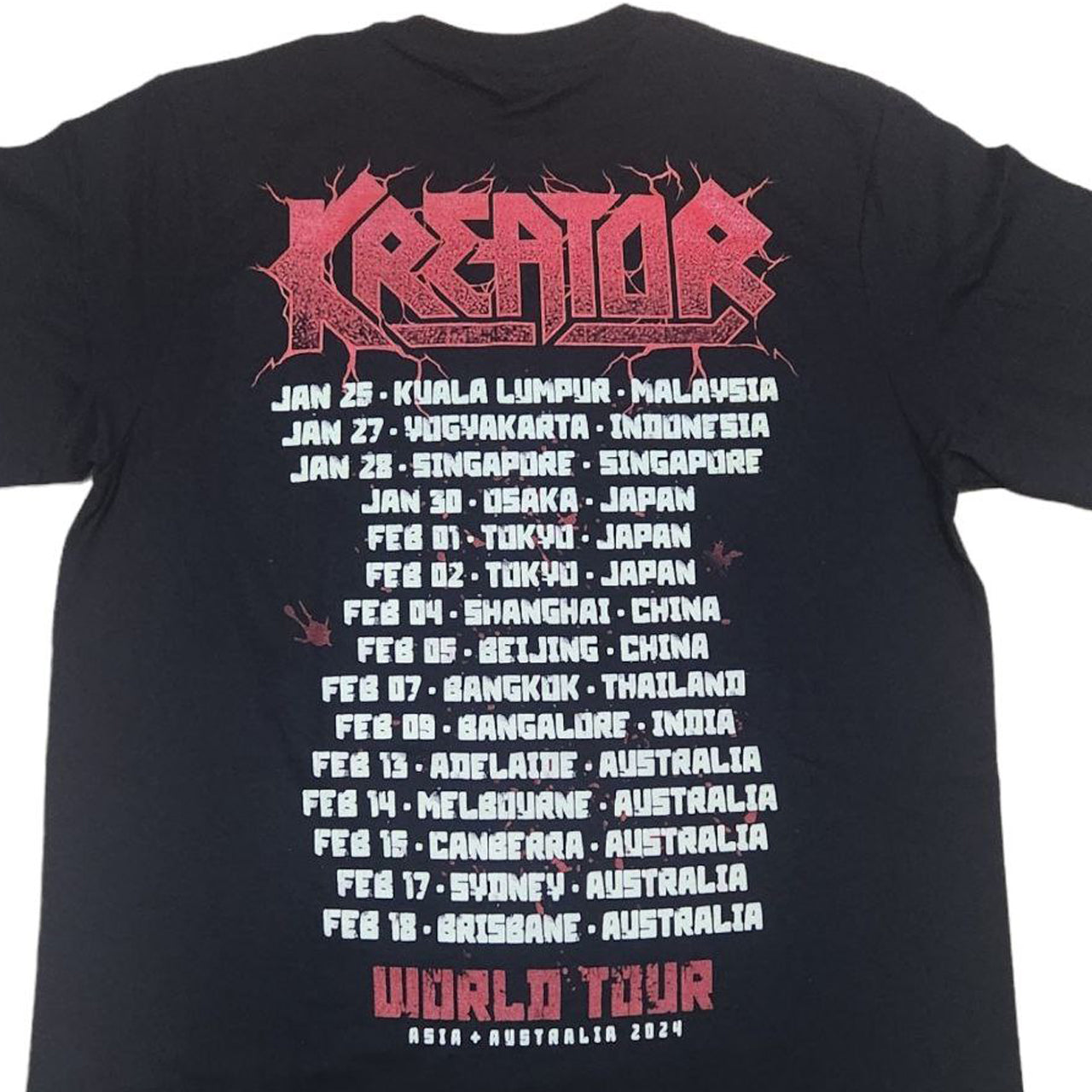 KREATOR - Asian Tour 2024 Shortsleeve Tshirt