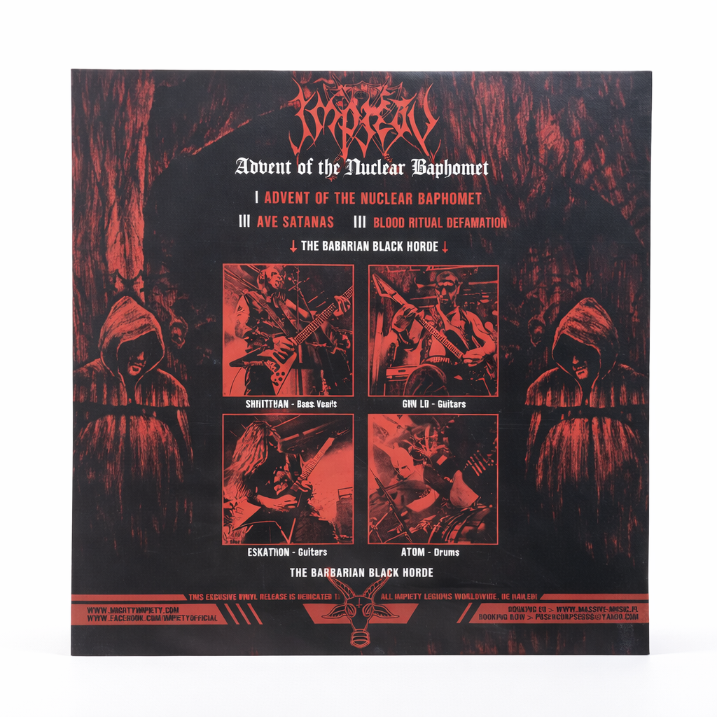 [Black Thrash] IMPIETY– Advent Of... Vinyl (New)