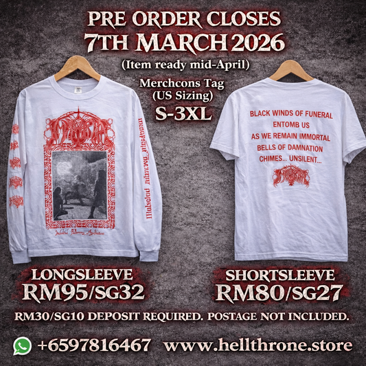 [Pre-Order] IMMORTAL - Diabolical Fullmoon Mysticism Tshirt
