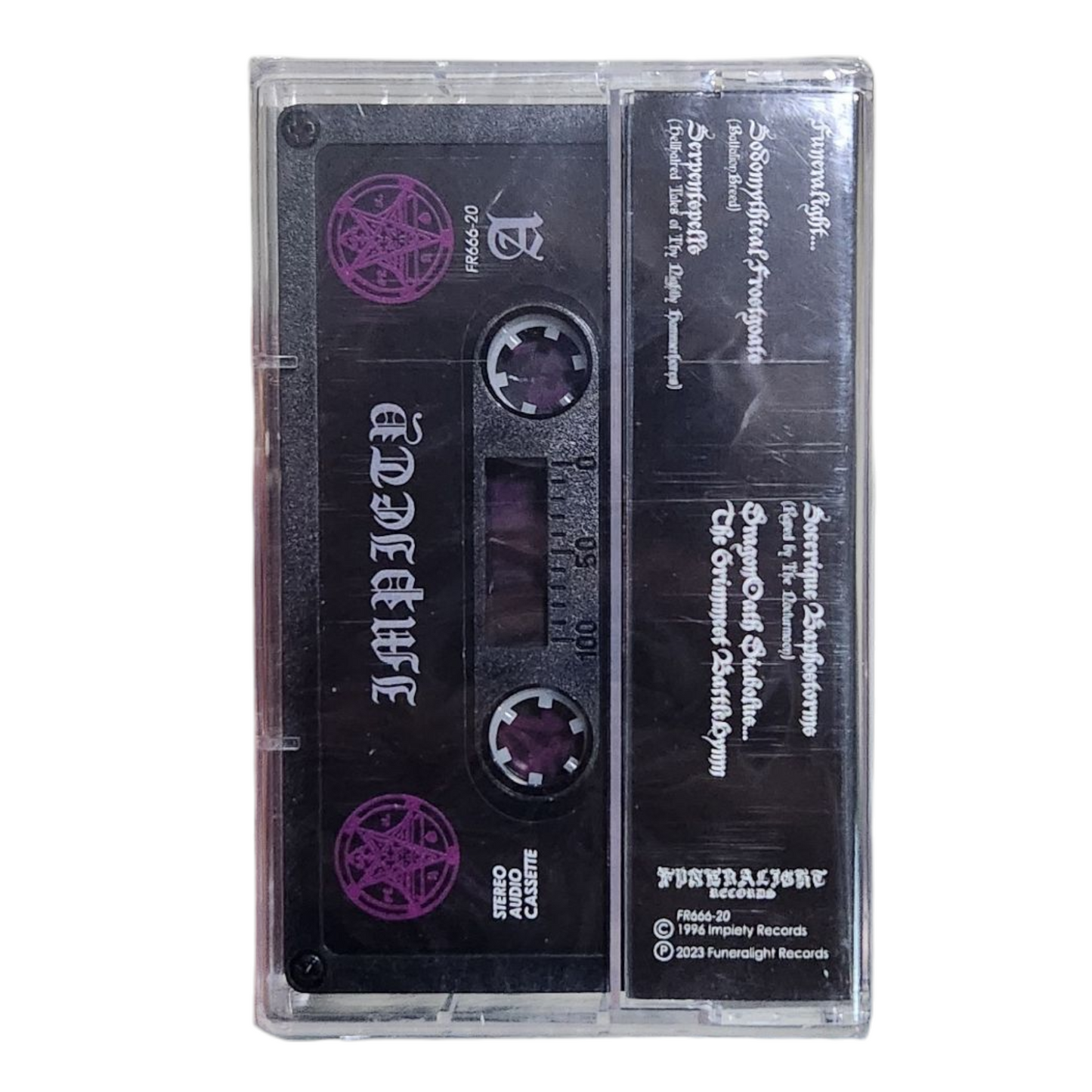 [Black Thrash] IMPIETY - Funeralight Tape (New)