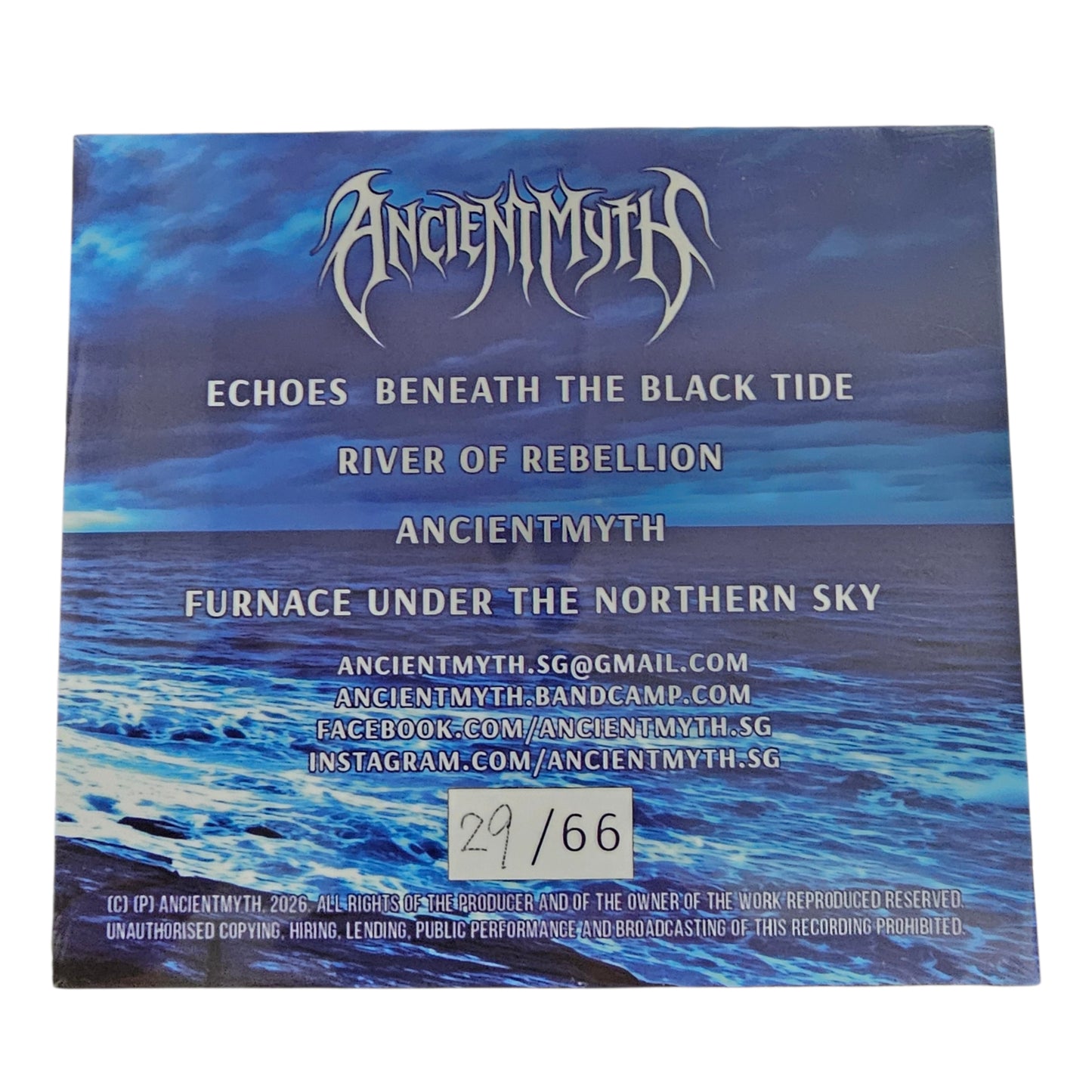 [Black Metal] ANCIENTMYTH - Echoes Beneath The Dark Tide CD (New)