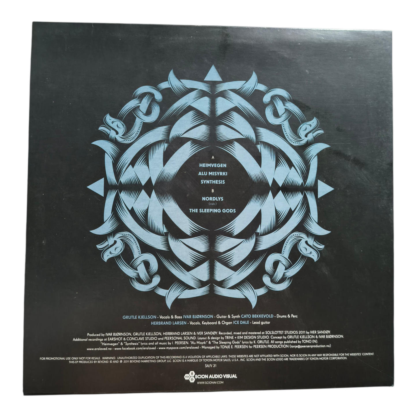 [Progressive Metal ]ENSLAVED  – The Sleeping Gods Vinyl (Used)