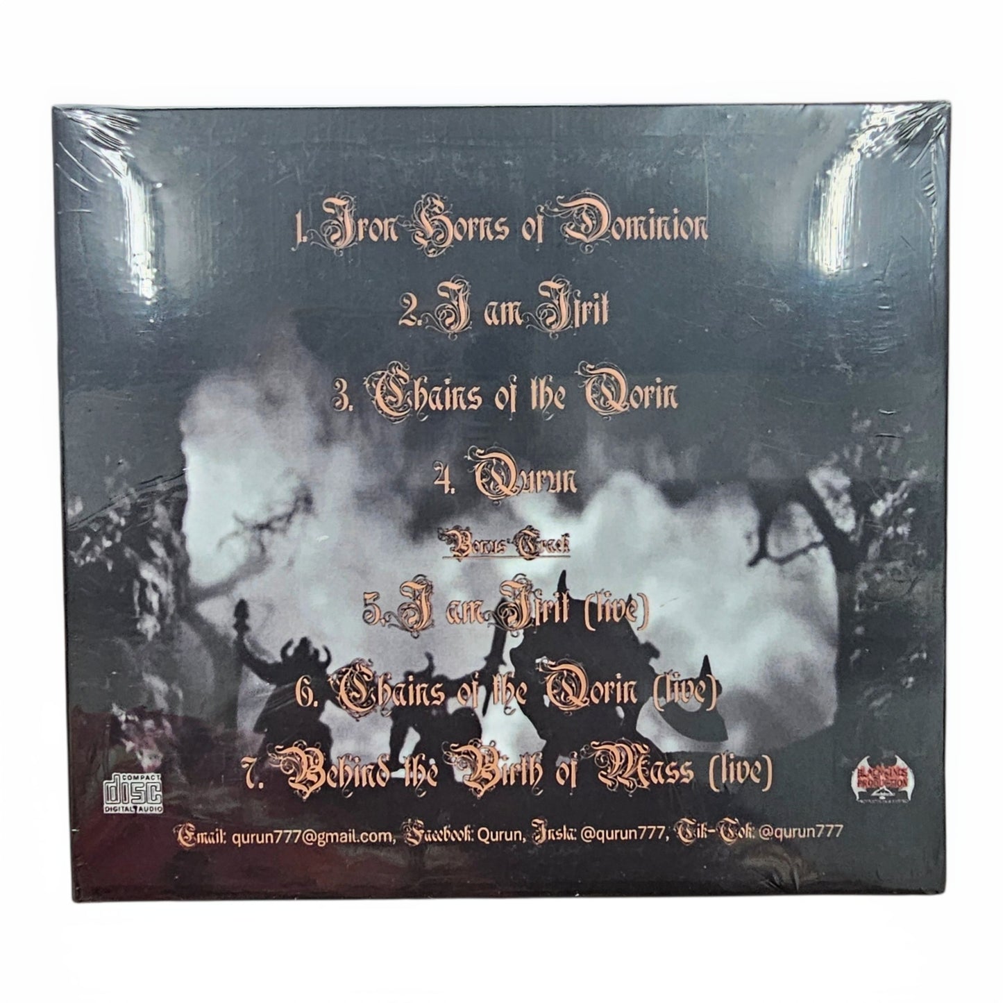 [Black Metal] QURUN - Iron Horns Of Dominion EP CD (New)