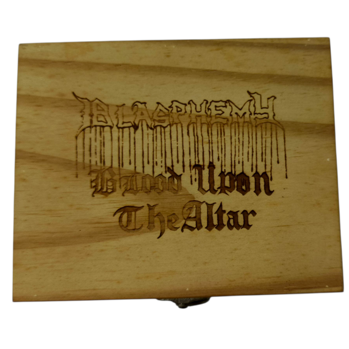 BLASPHEMY - Blood Upon The Altar  (Signed Wooden Boxset)