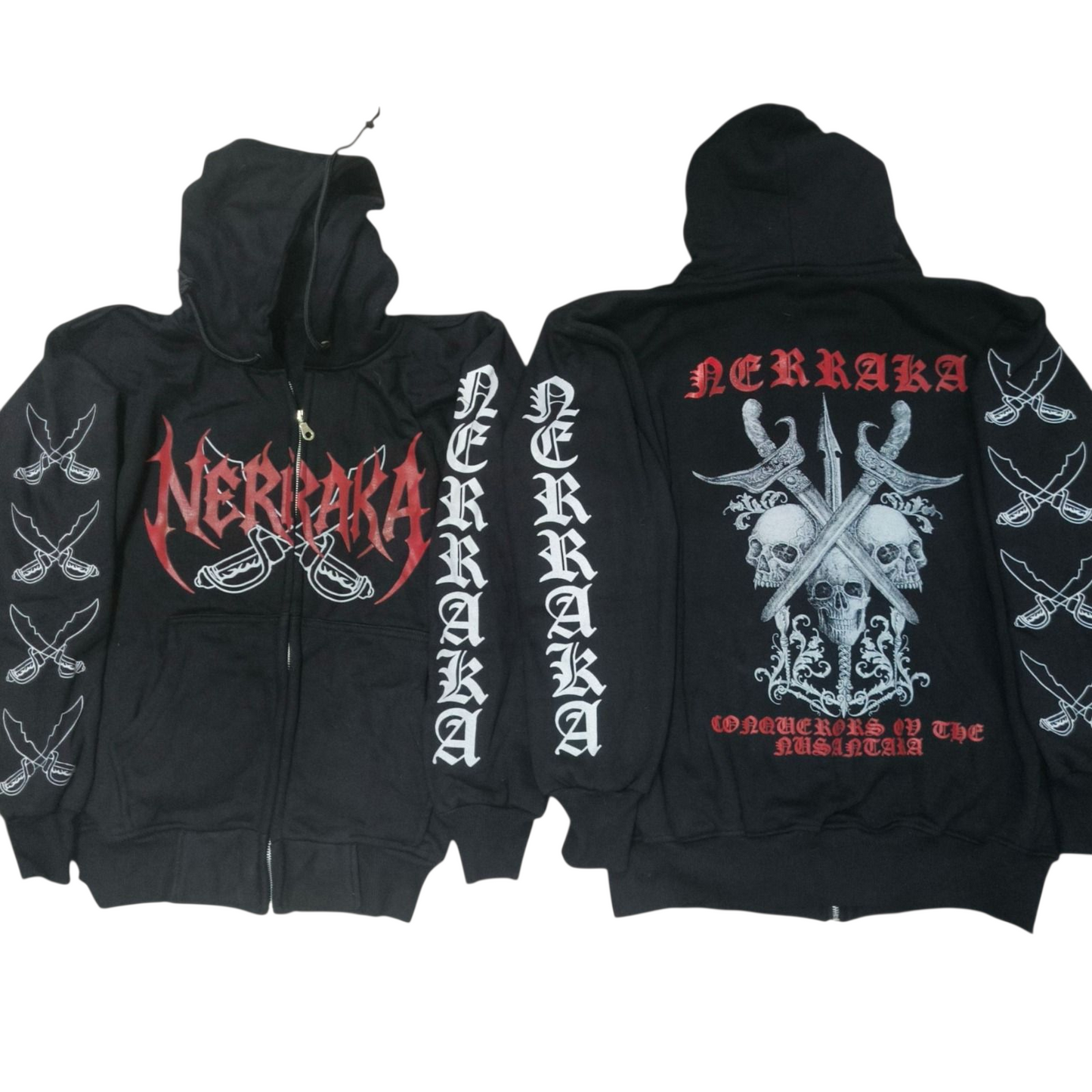 NERRAKA - Conquerors ov the Nusantara Zipper Hoodie (New)