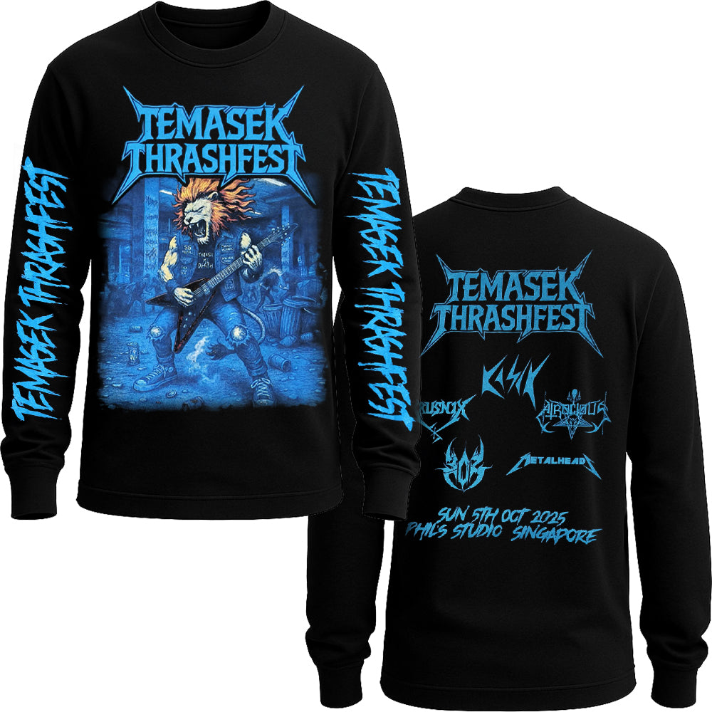 Temasek Thrashfest longsleeve Tshirt (PRE-ORDER)