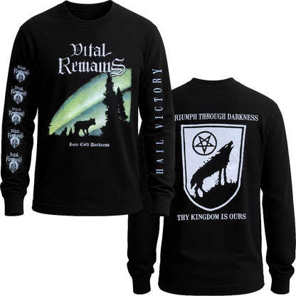 VITAL REMAINS - Into Cold Darkness longsleeve Tshirt (New)