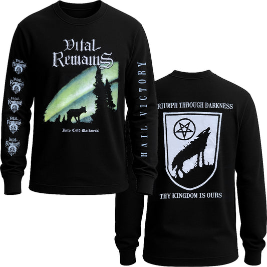 VITAL REMAINS - Into Cold Darkness longsleeve Tshirt (New)